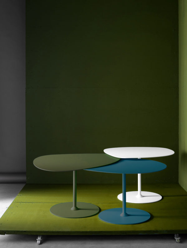 tables vertes colorés