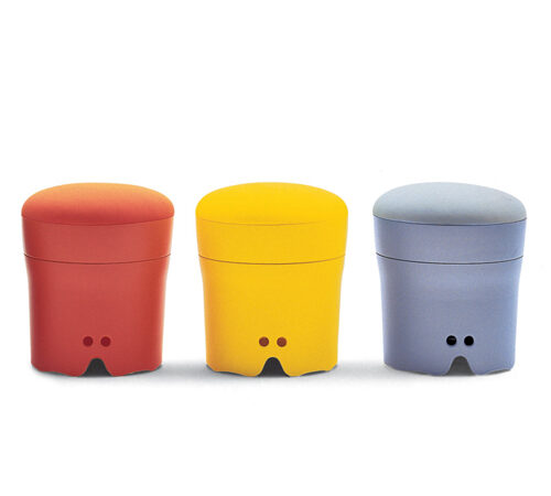 poufs colorés