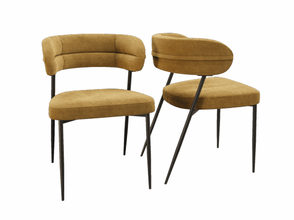 Chaise-Londres-Twill-Akante-ocre
