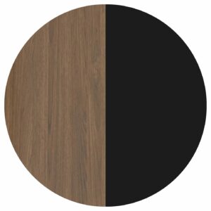 Chêne teinté / noir