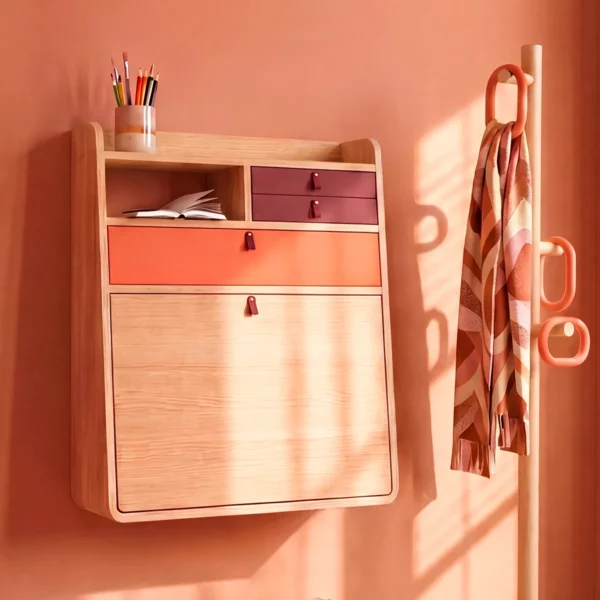 secretaire-murale-gaston-60-chene-corail