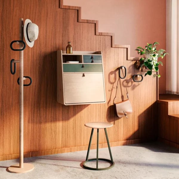 secretaire-murale-gaston-60-chene-vert