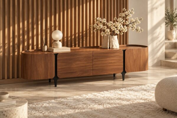 Commode-salon-bois