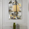 Suspension-moyenne-tissu-beige